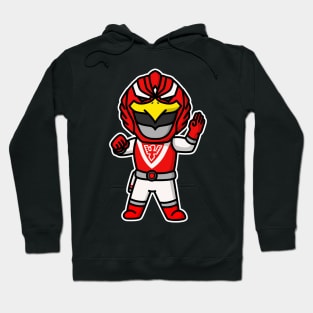 Red Falcon Choujuu Sentai Liveman Chibi Style Kawaii Hoodie